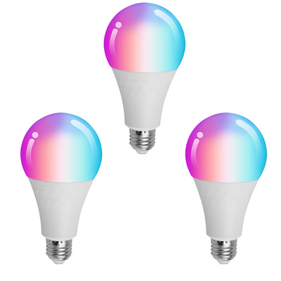9W 12W Rainbow Akıllı WIFI RGB LED Ampul Işık Kademesiz Ayarlı
