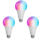 9W 12W Rainbow Akıllı WIFI RGB LED Ampul Işık Kademesiz Ayarlı