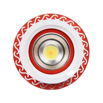Coloful Glass 6W 9W Düz Panel LED Işıklar Yüksek İşleme SMD2835